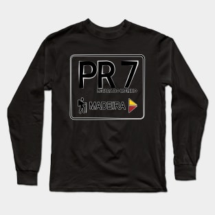 Madeira Island PR7 LEVADA DO MOINHO logo Long Sleeve T-Shirt